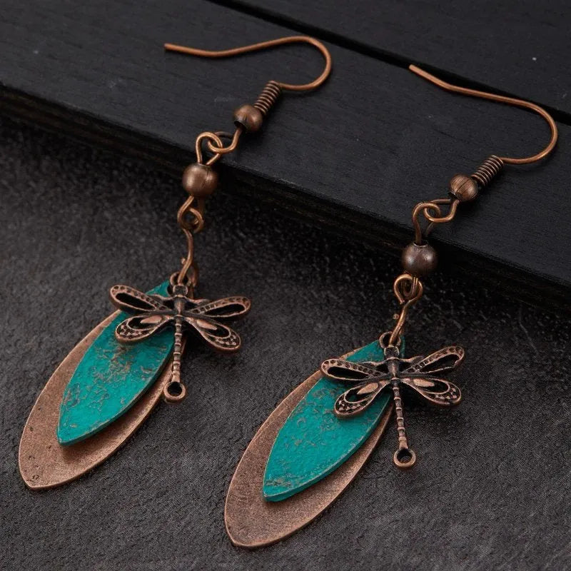 Vintage Dragonfly Earrings