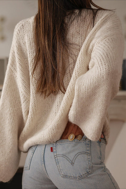 Single Breasted Knit Cardigan