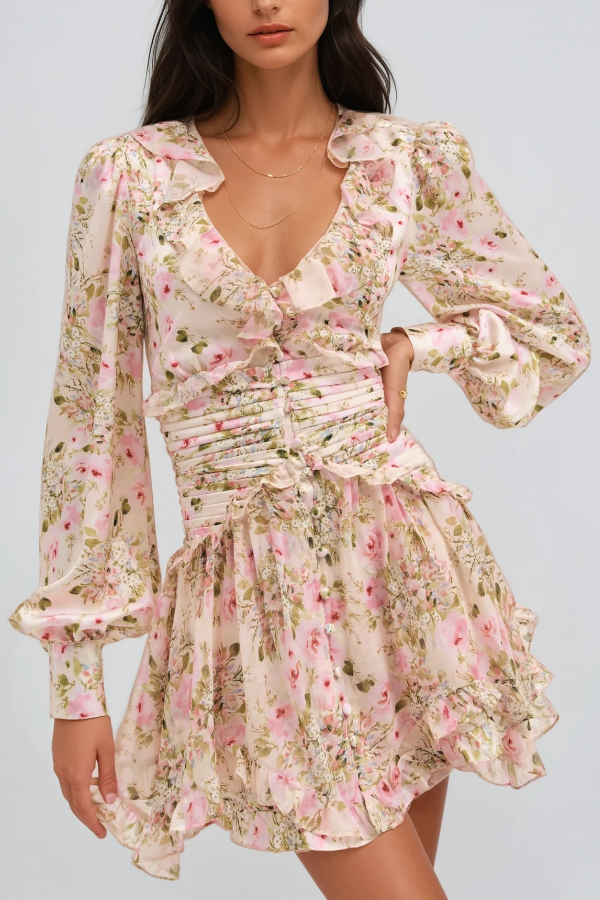 Dasha Plunge Mini Dress
