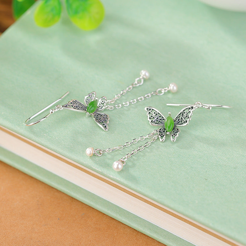 Vintage Butterfly Earrings