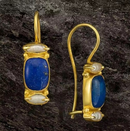 Vintage Blue Stone Dangle