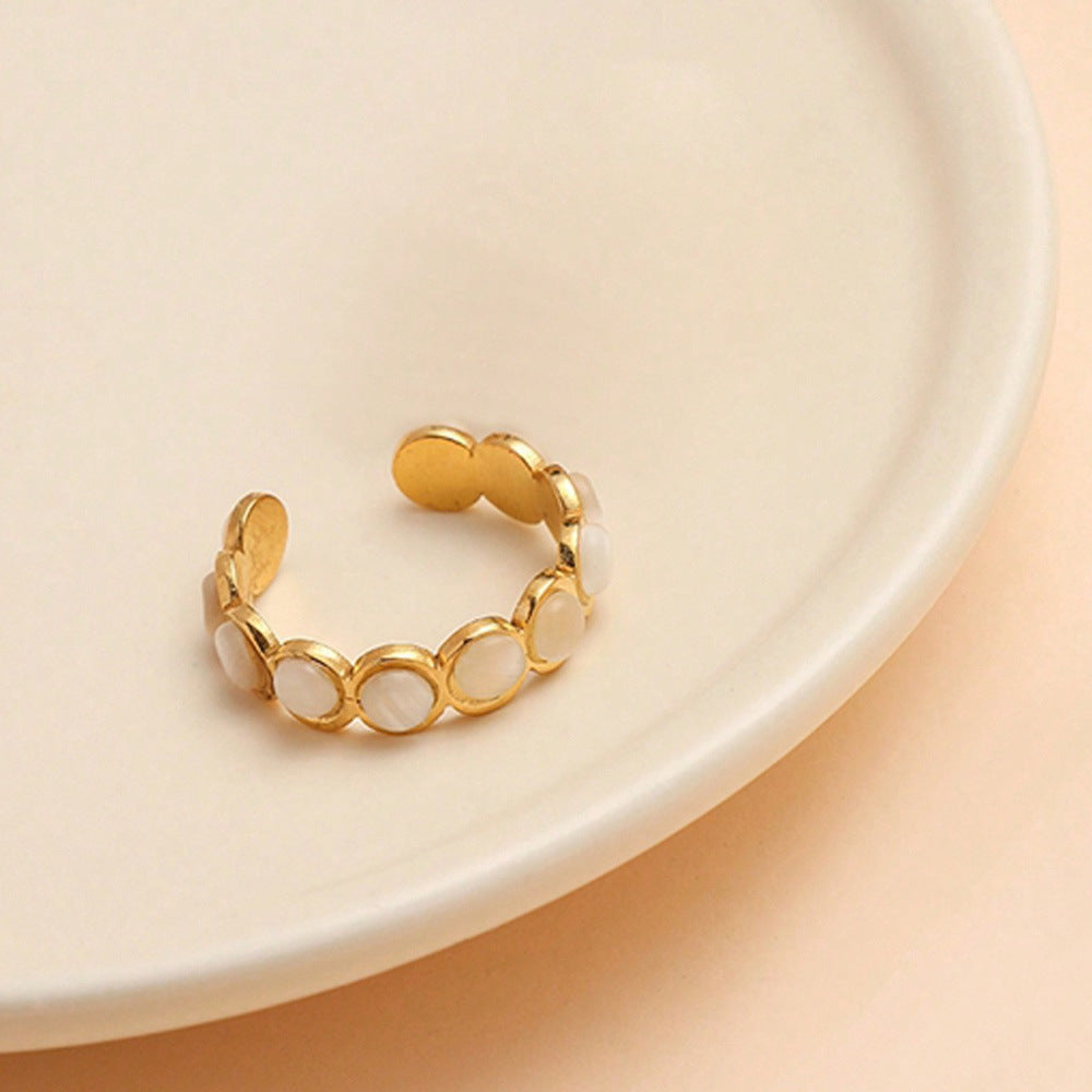 Minimalist Gold Circle Ring