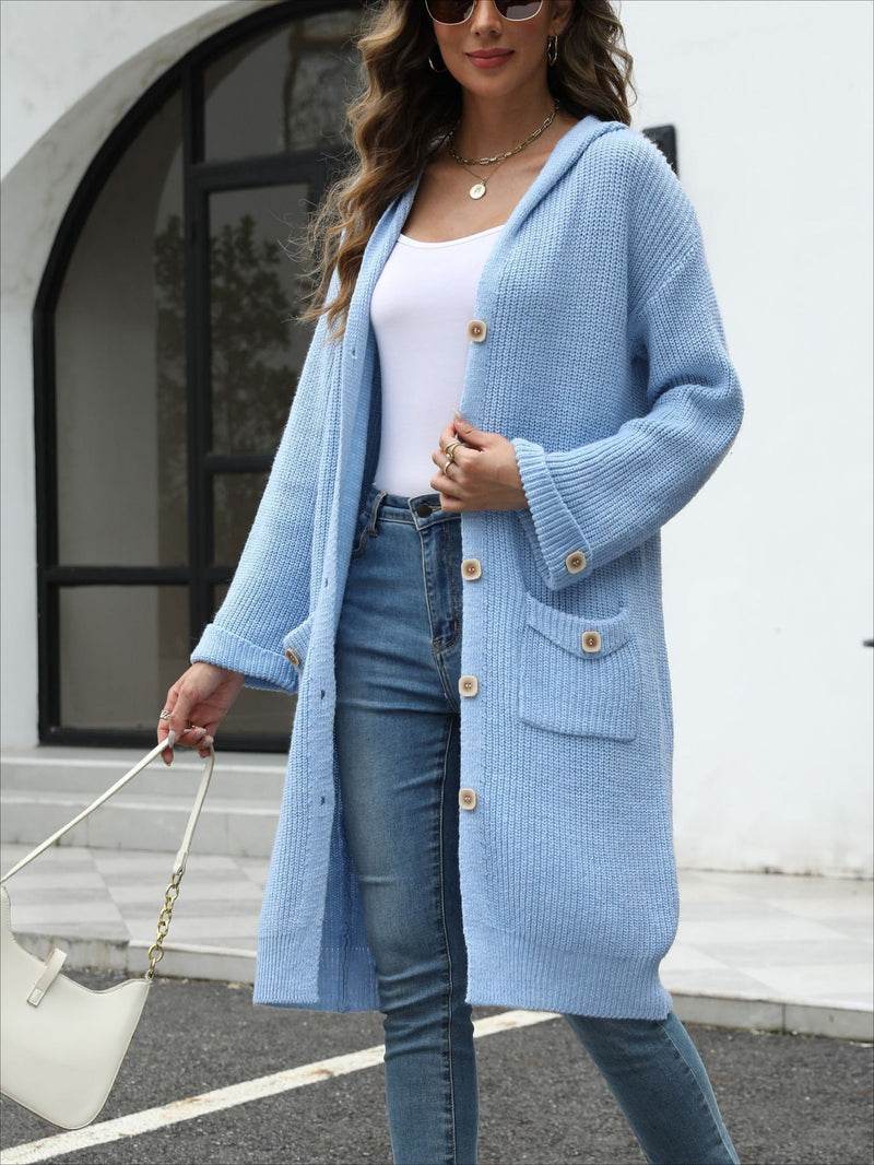 V-neck Loose Knit Cardigan
