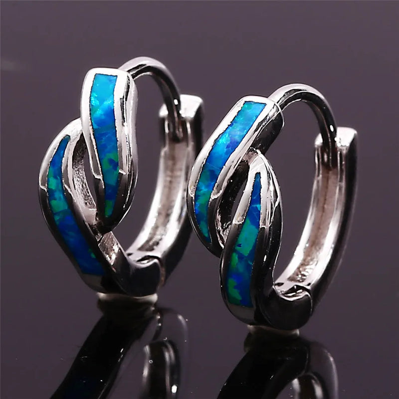 Elegant Opal Earrings