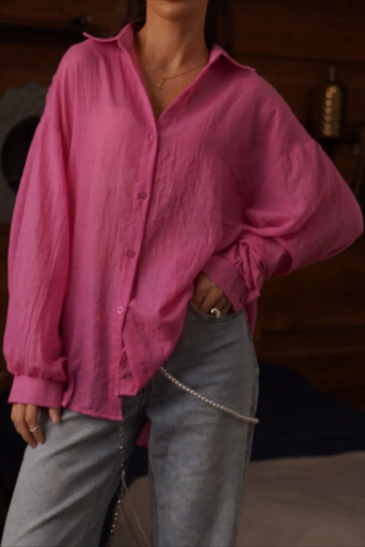 Lightweight Long Sleeve Blouse