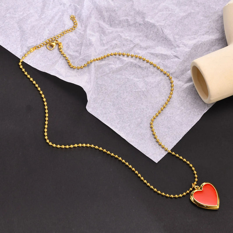 Classic Gold Heart Necklace