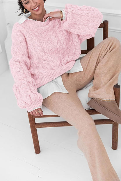 Chunky Knit Cable Sweater