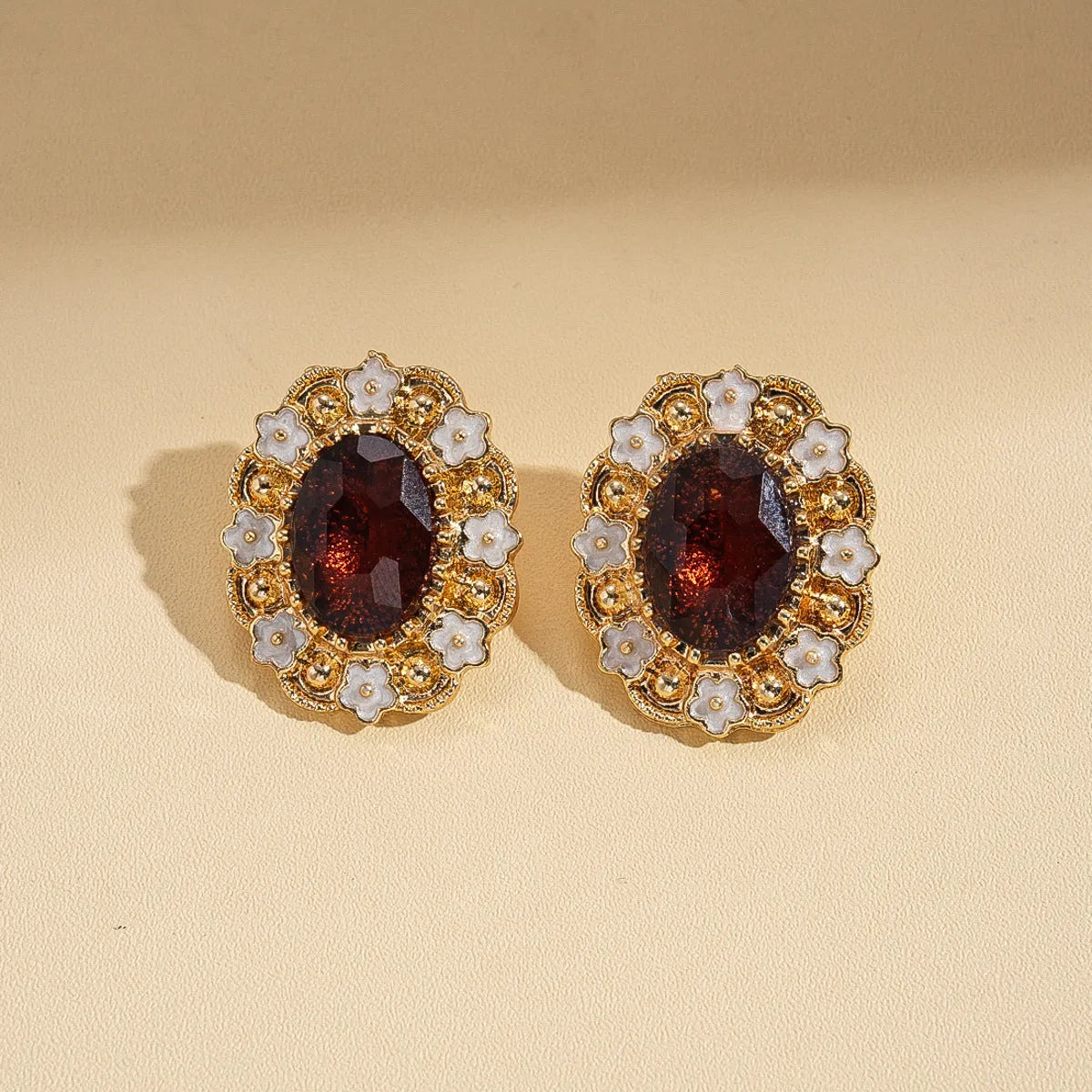 Vintage Garnet Earrings