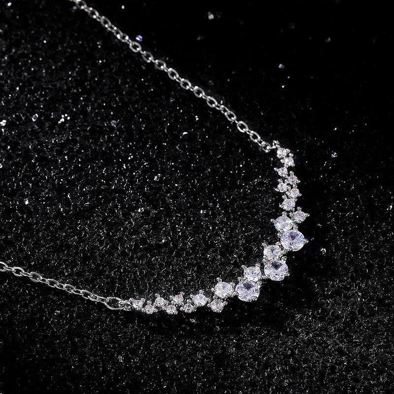 Elegant Silver Cluster Arc
