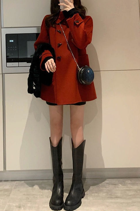 Toggle Coat Wool Blend Coat