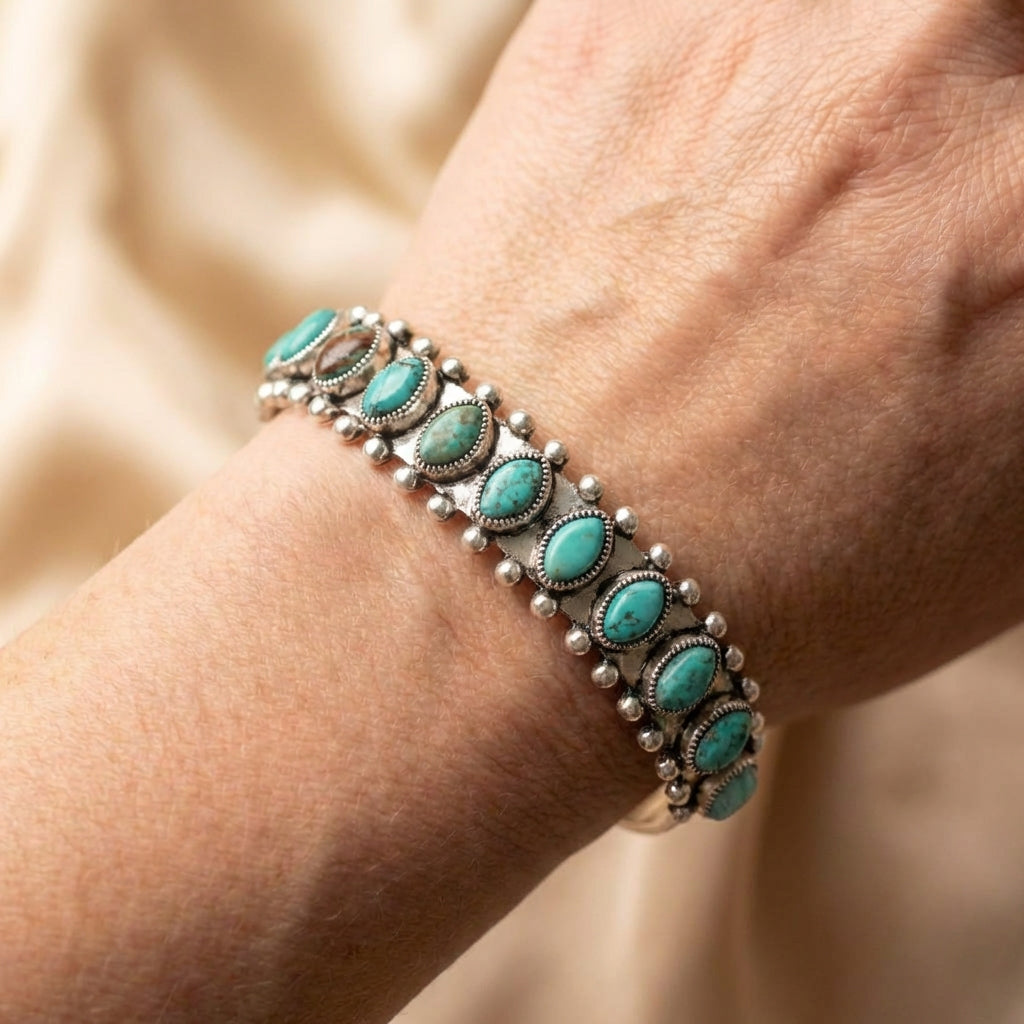 Vintage Turquoise Stone Bracelet