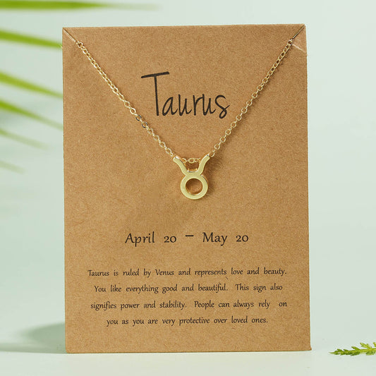 Zodiac Taurus Necklace