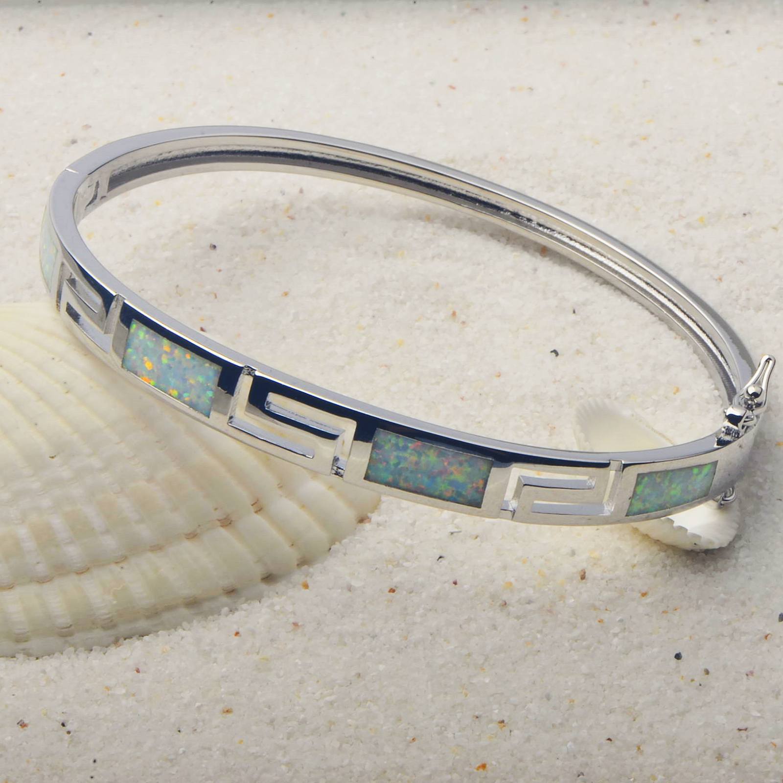 Opal Inlay Bracelet