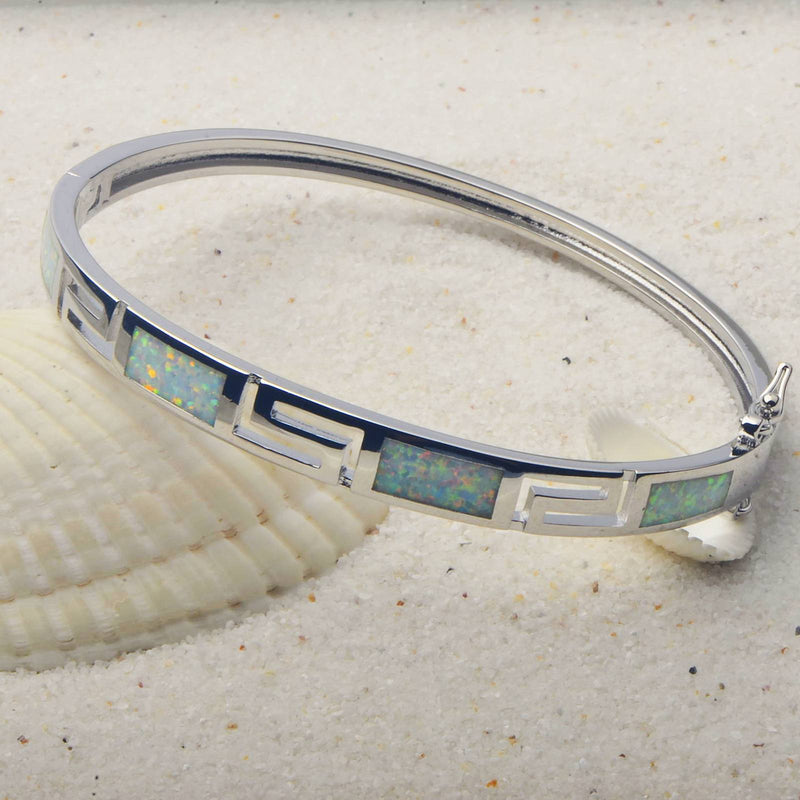 Opal Inlay Bracelet