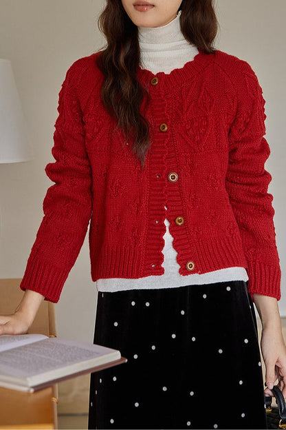 Crochet Knit Cardigan