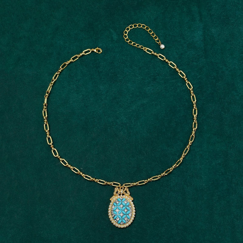 Turquoise Pendant Necklace