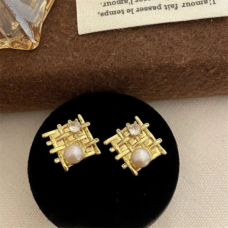 Elegant Pearl Earrings