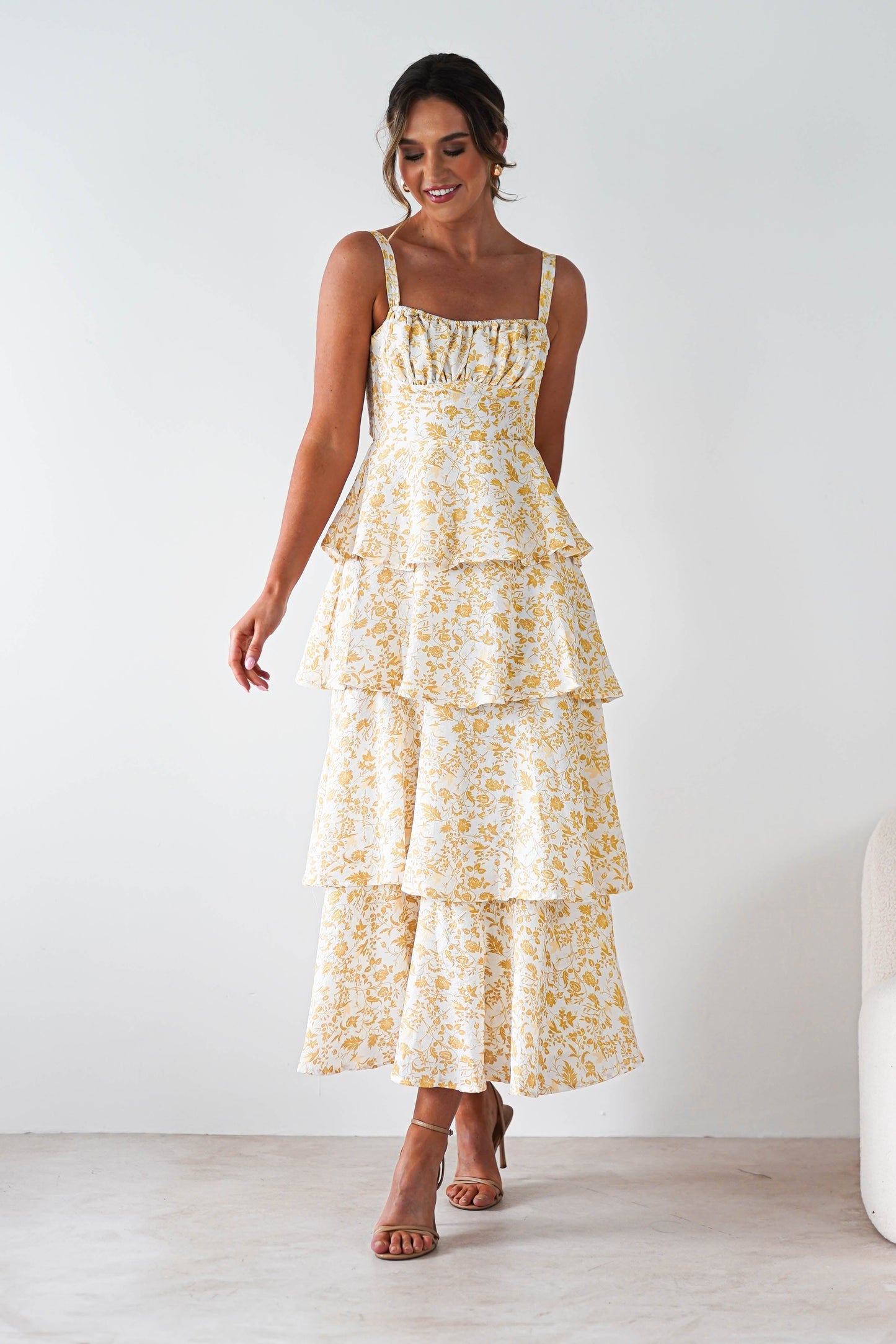 Solaramist™ Ruffle Midi Dress — Step Into Irresistible Confidence That Commands Every Eye