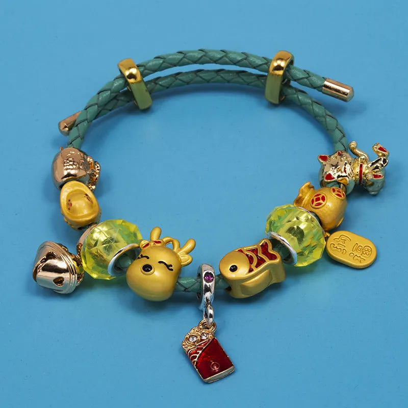 Charm Gold Bracelet
