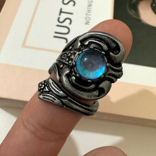Statement Blue Topaz Ring