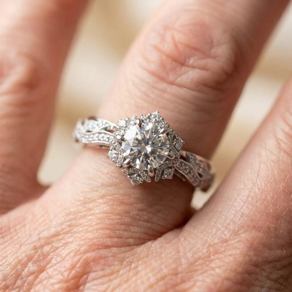 Vintage Radiance Silver Ring