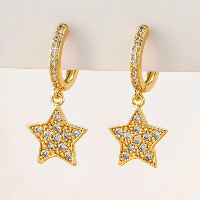 Star Drop Earrings