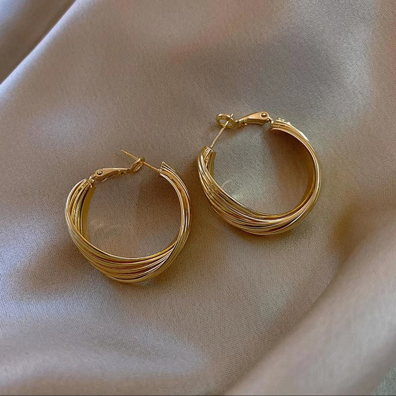 Classic Gold Hoop Earrings