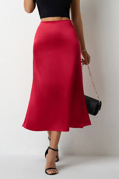 Mermaid Tail Satin Skirt