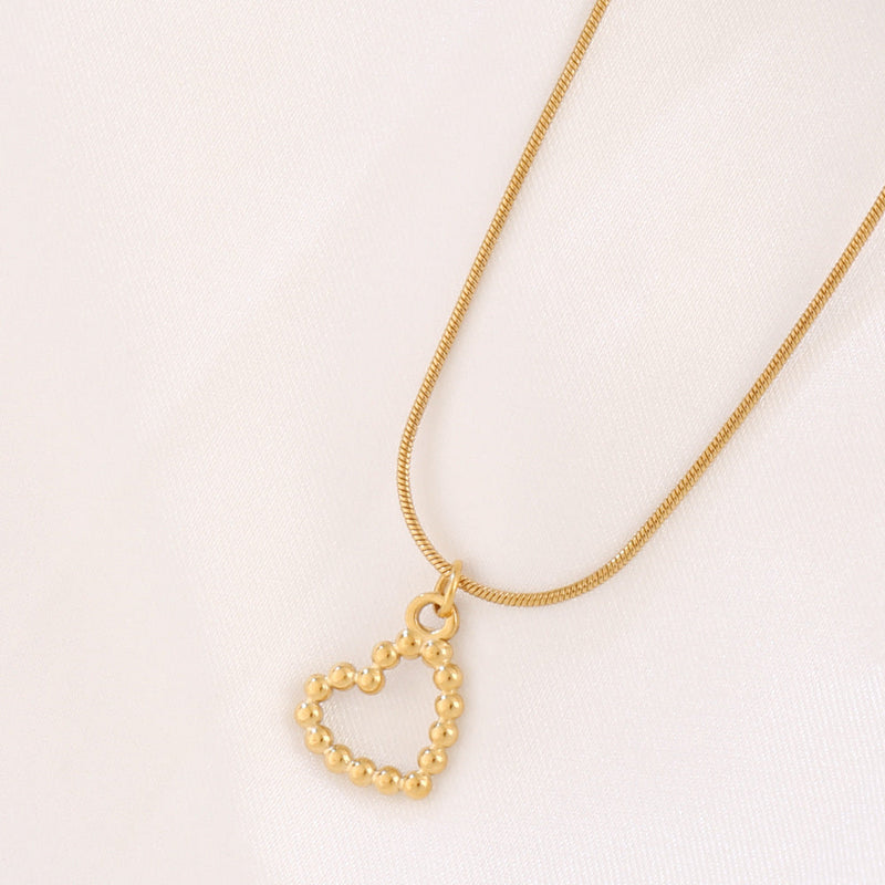 Classic Gold Heart Necklace