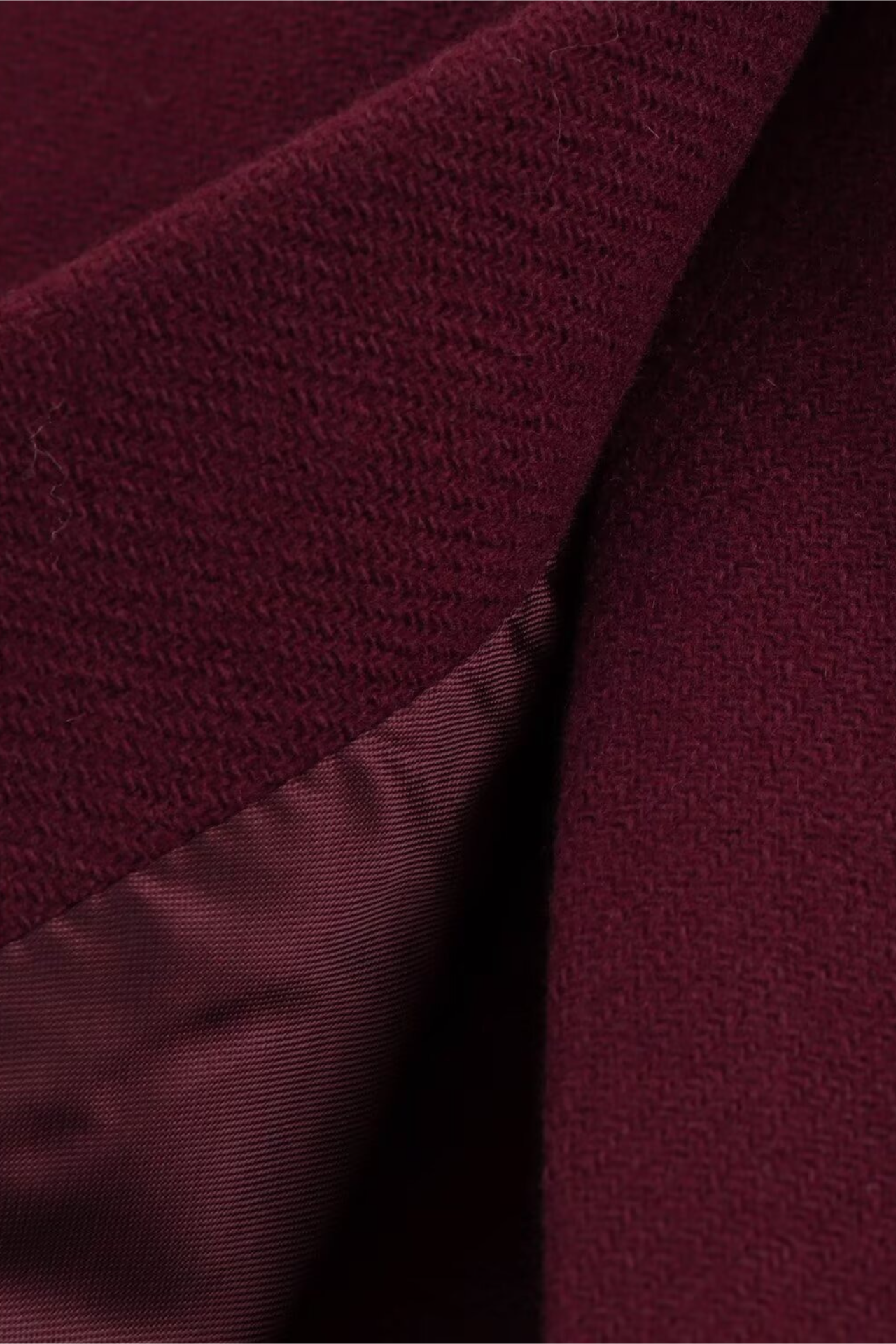 Wool Blend Loose Slim Overcoat