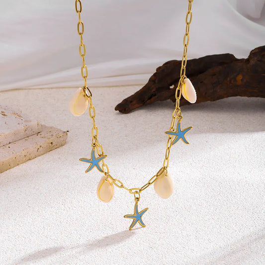 Bohemian Starfish Necklace