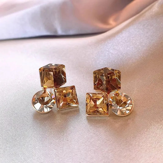 Elegant Champagne Earrings
