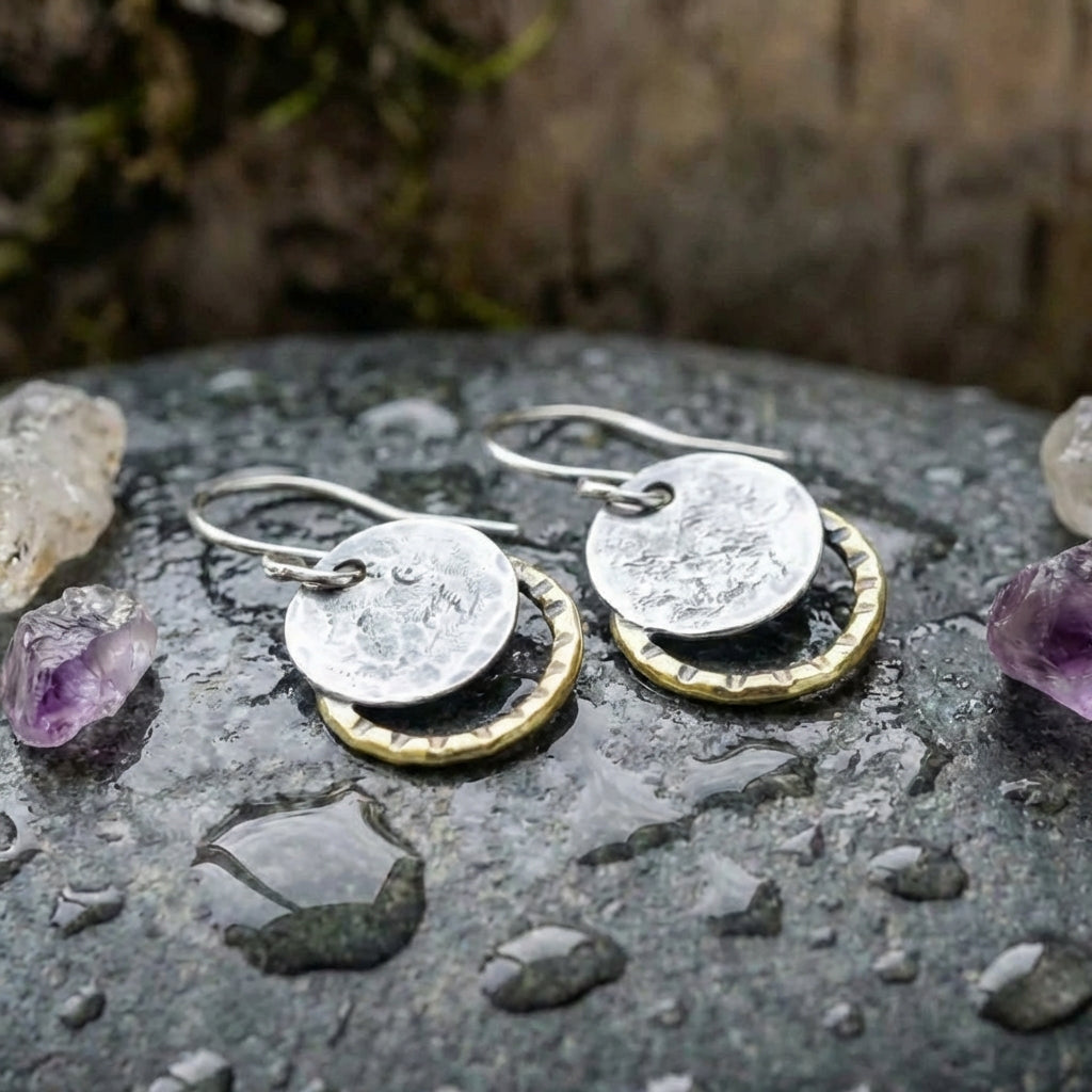 Vintage Gold & Silver Plate Earrings