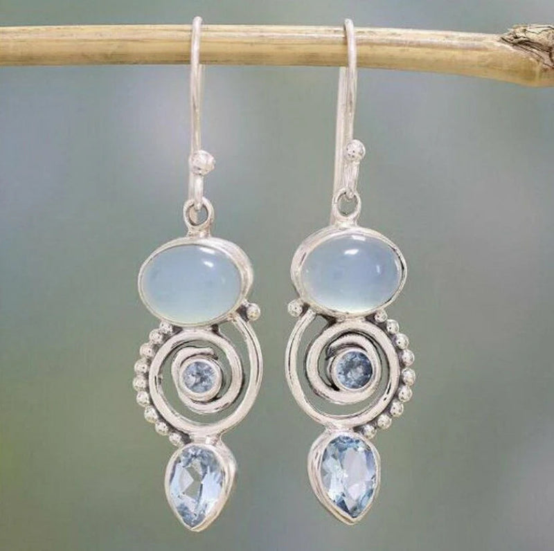 Elegant Moonstone Earrings
