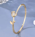 Exquisite Tulip Bangle