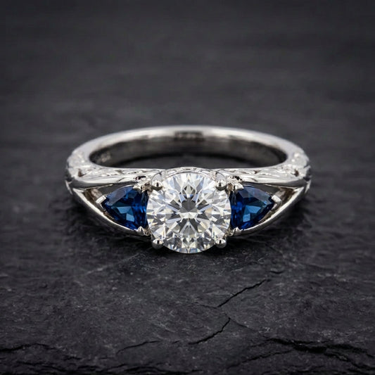 Vintage Boutique White Zircon Rings