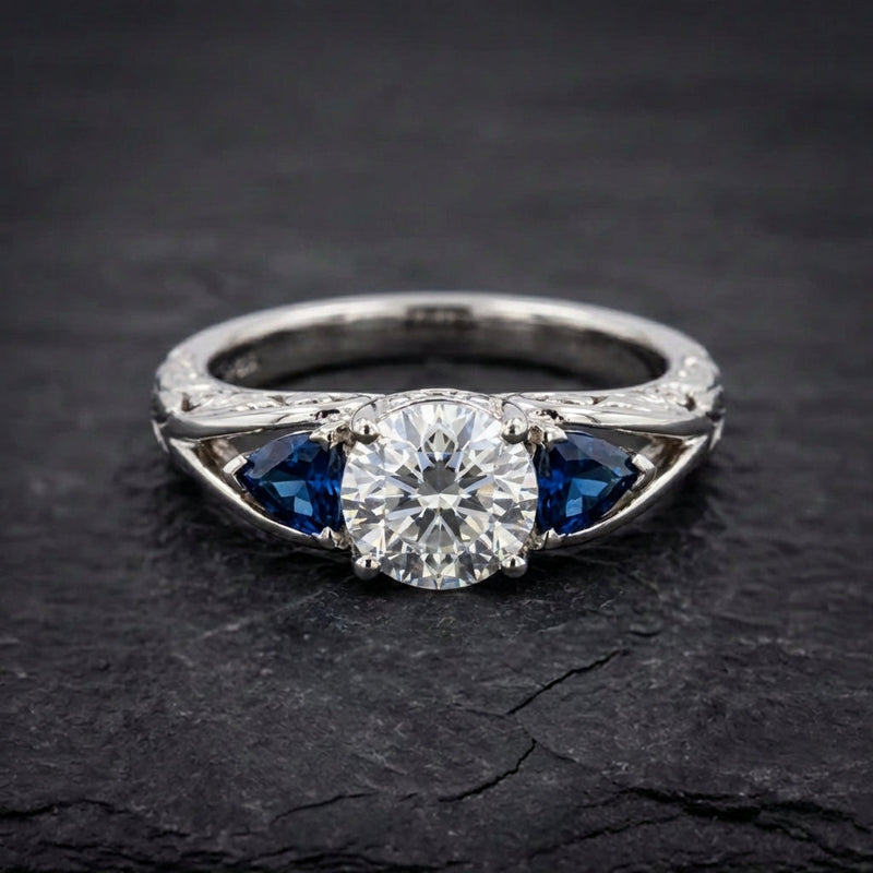 Vintage Boutique White Zircon Rings