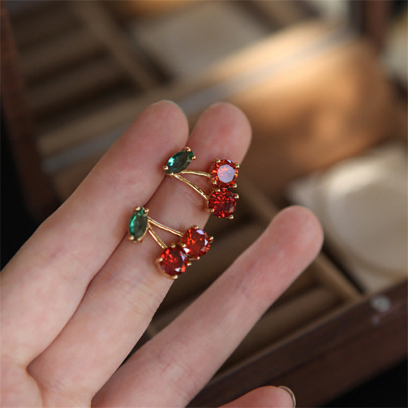 Vintage Cherry Earrings