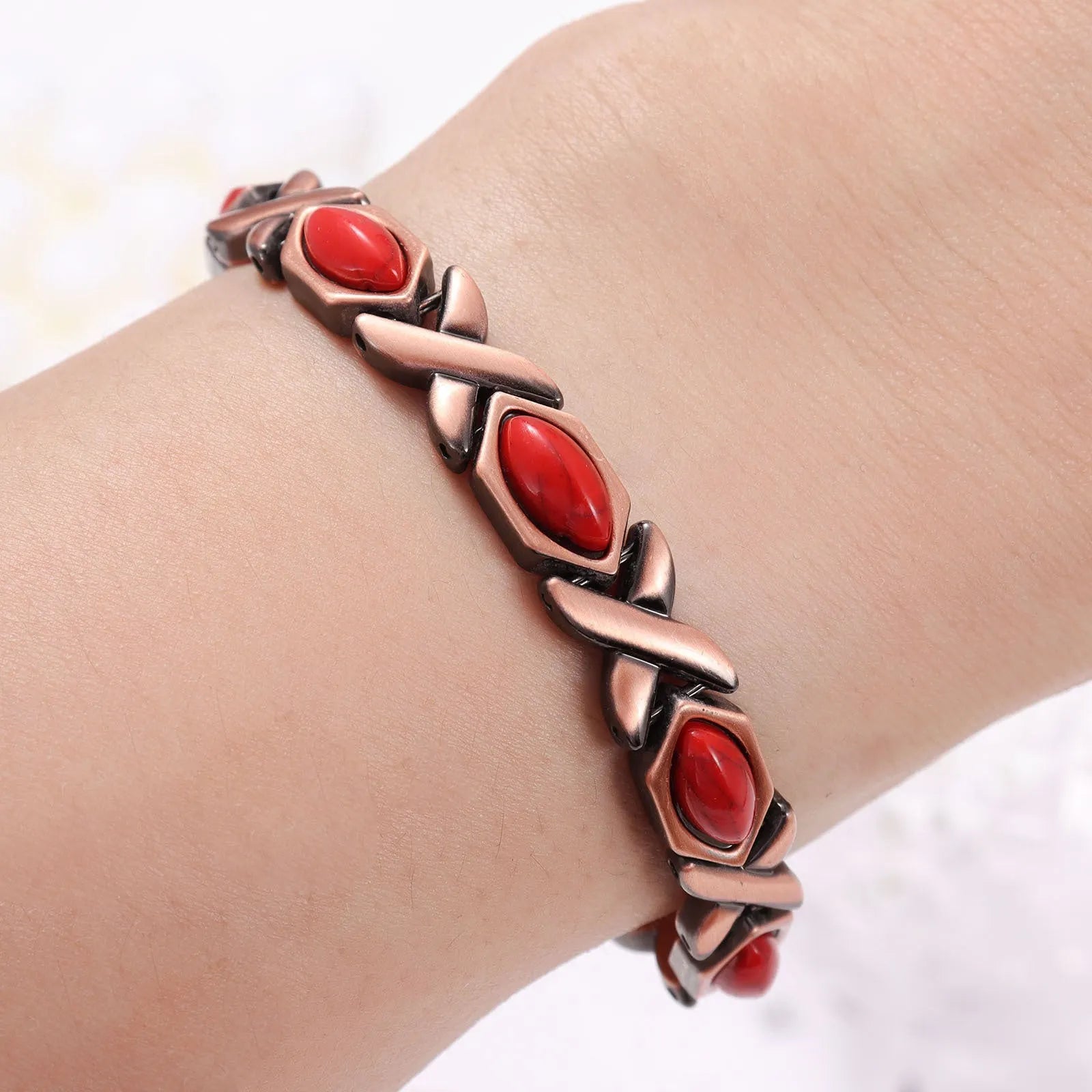 Statement Red Coral Bracelet