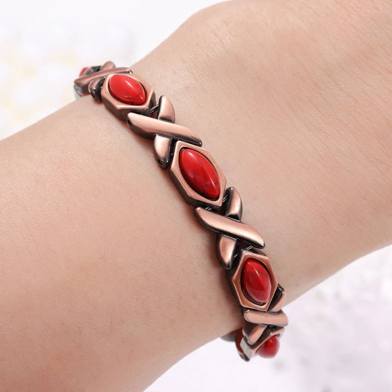 Statement Red Coral Bracelet