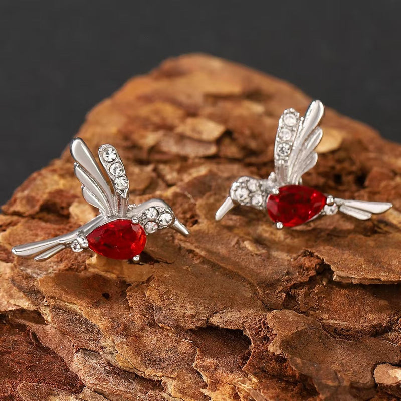 Elegant Ruby Earrings