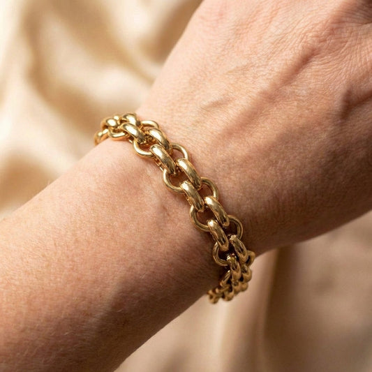 Vintage Chain Gold Bracelet