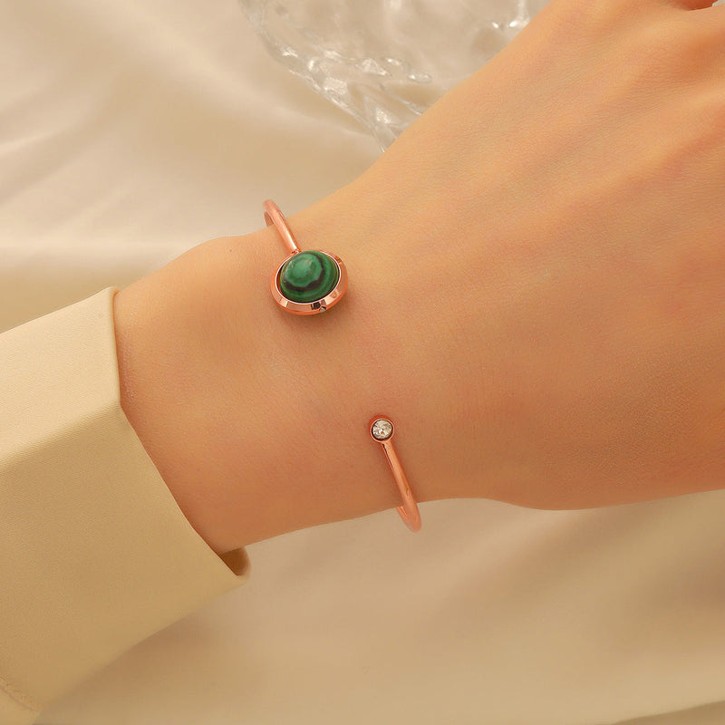 Elegant Malachite Bracelet