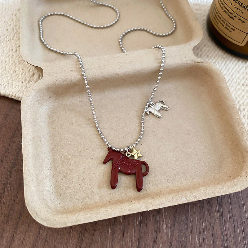 Whimsical Llama Necklace