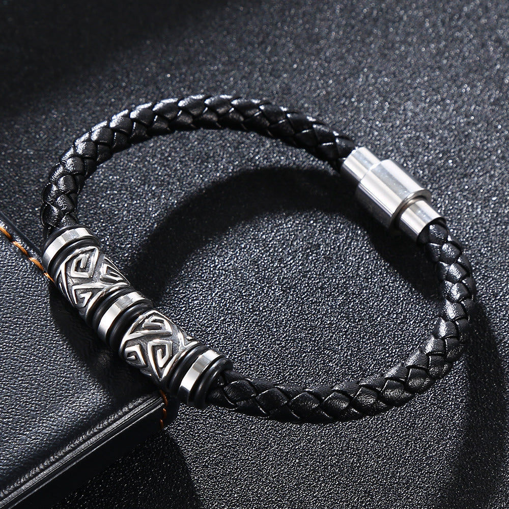 Classic Braided Leather Bracelet