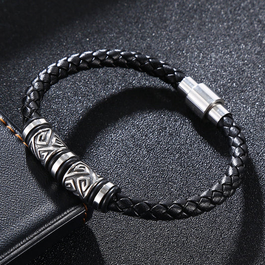 Classic Braided Leather Bracelet