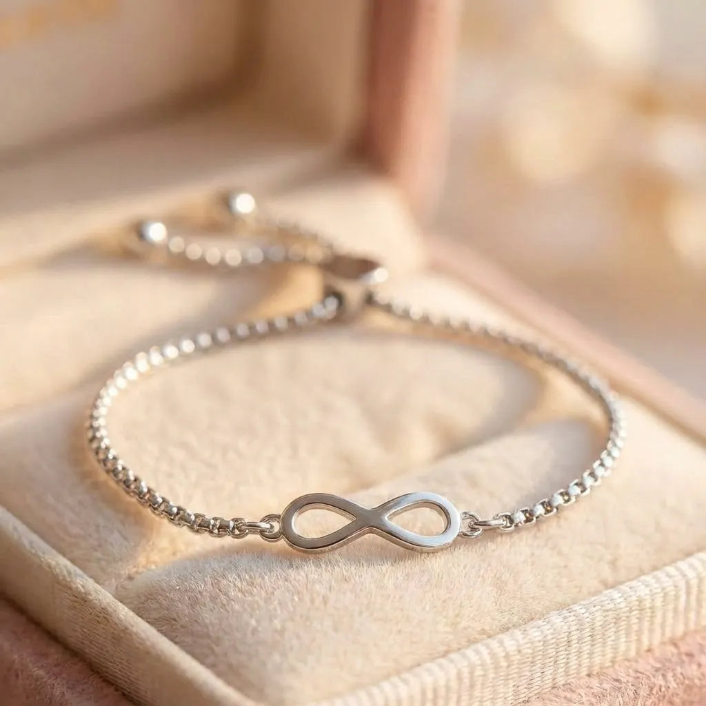 Infinite Silver Bracelet
