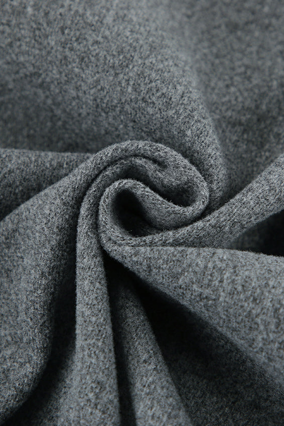 Grey Wool Short Coat