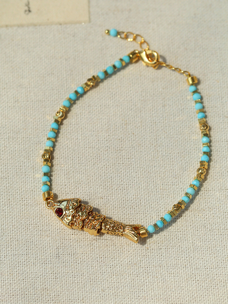 Turquoise Beaded Bracelet