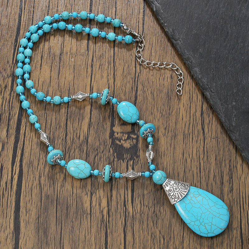 Bohemian Turquoise Necklace
